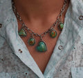 Royston Turquoise Charm Necklace