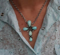 Campitos Turquoise Cross Necklace